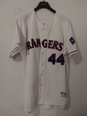 Majestic Vtg. Texas Rangers Vincente Padilla Home Jersey Size 52